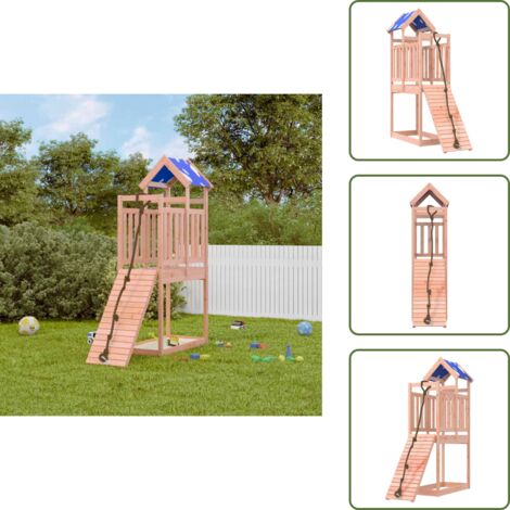 Arrampicata per bambini - vidaXL Set da Gioco da Esterno in Legno Massello di Douglas - Parco giochi esterno
