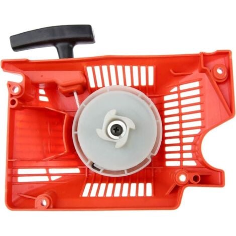 Arrancador de retroceso único 45CC 52CC 58CC para motosierra china 4500 5200 5800 Rojo