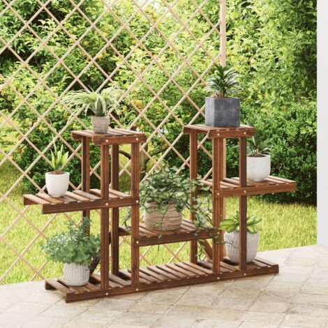 Arredamento casa - vidaXL Portafiori 110x25x73 cm in Legno Massello di Abete - Arredamento balcone