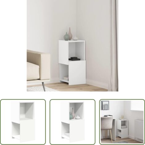 Arredamento Moderno -  Mobile angolare 30,5x30x65cm Legno multistrato
