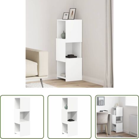 Arredamento Moderno -  Mobile angolare 30,5x30x95cm Legno multistrato