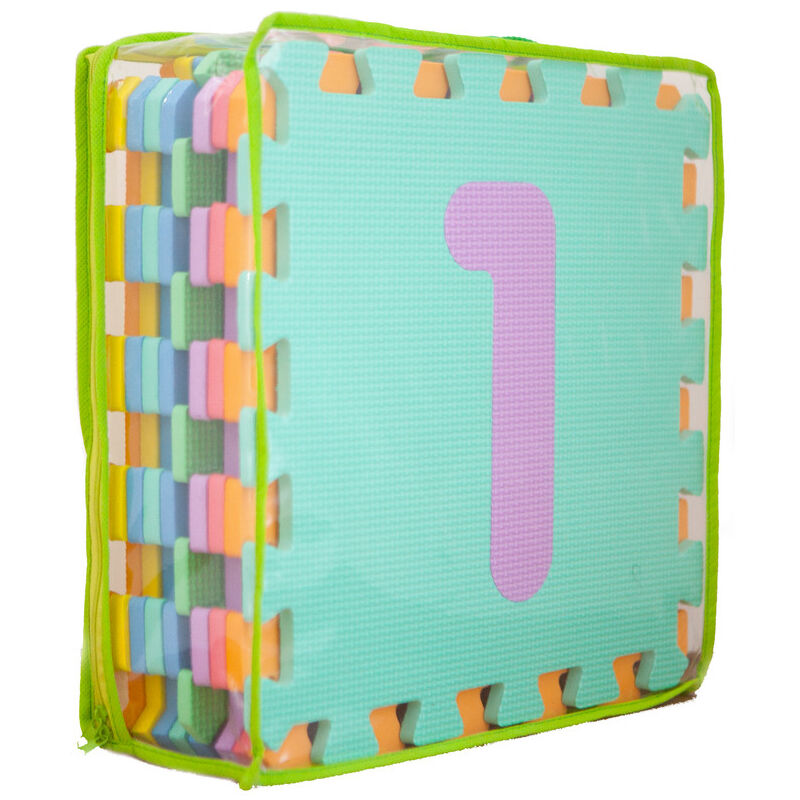 A-1044240 Tapis de sol pour enfant Tapis de jeu Puzzle en mousse pour bebe, protection de sol – 10 pièces - Arregui