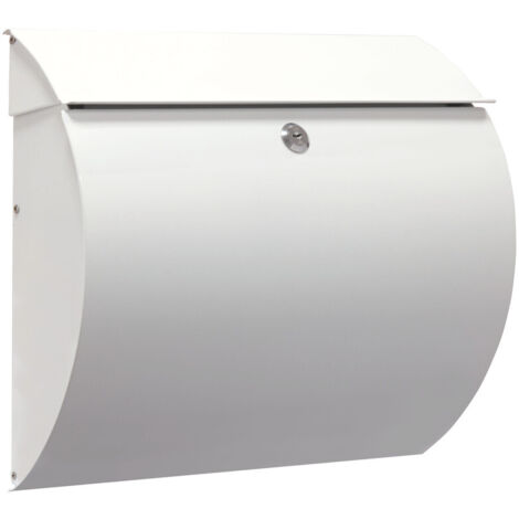 ARREGUI Aura E5401 Buzon Individual de Acero, tamaño L (revistas y sobres C4), blanco