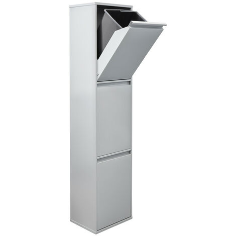 Boîte De Tri Sélectif Ecobox – 38x38x80 Cm, Carton Robuste, Avec Poignées Et Marquage - 4