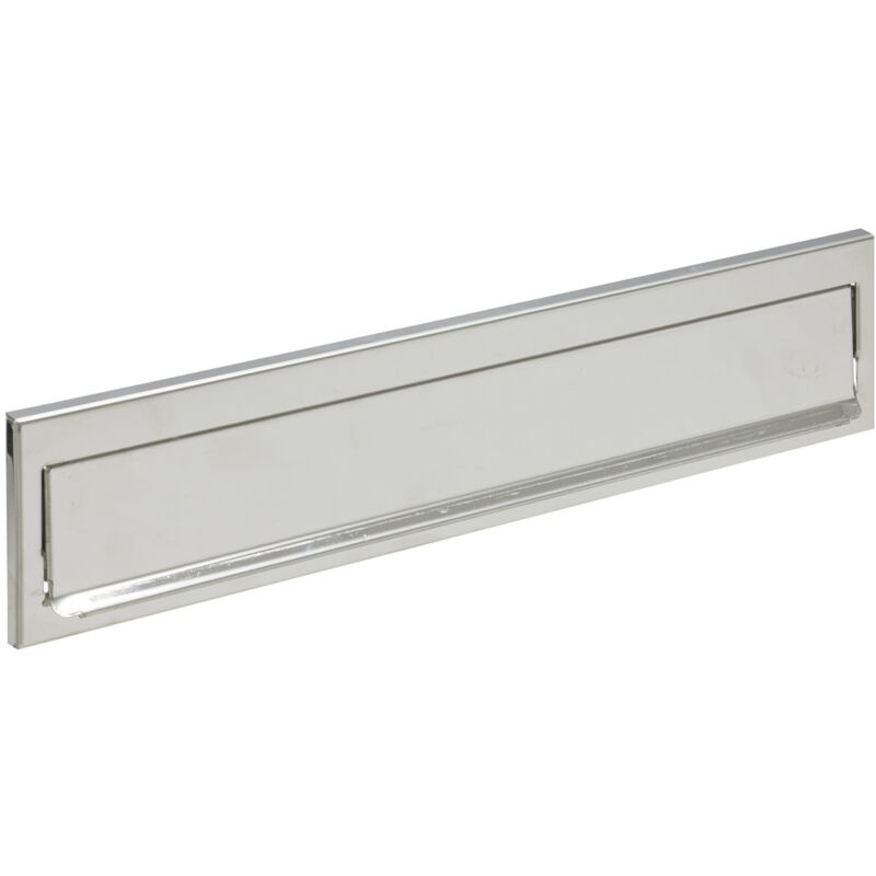 ARREGUI C611 Briefschlitz Abdeckung - Briefkasten Klappe aus Edelstahl - Einwurfblende / Einwurfklappe für Mauerdurchwurfbriefkasten, 34,2 x 7,3 cm,
