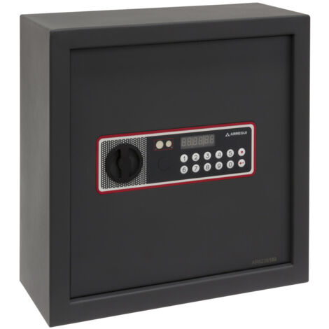 Arregui – Coffre-fort à cacher 172160 – Ouverture à code électronique – Dimensions 35 x 35 x 15 cm – Acier 1,5 mm – Capacité 11 L
