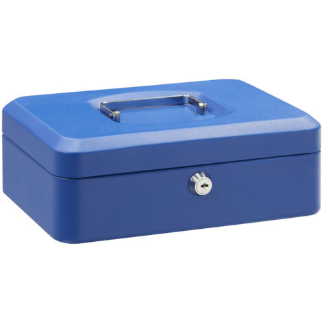 Arregui – Coffre-fort portatif 25 cm en acier émaillé – Système de clé serreta – Poignée en acier nickelé – Plateau multifonction amovible - C9235
