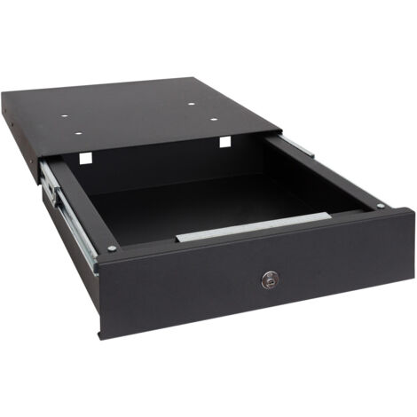 Arregui – Coffre-fort tiroir invisible 22000S1 – Acier 1mm – Dimensions 9,8 x 41 x 45 cm – Capacité 12L – Pour plinthes de 10 cm minimum