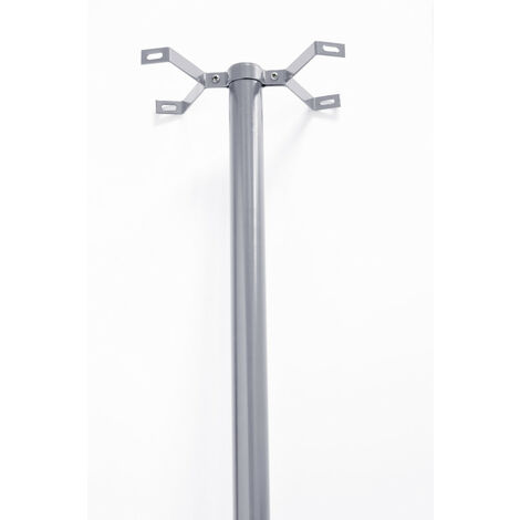 ARREGUI D-USA/PL Briefkasten Standfuß aus Stahl für den Briefkasten USA Mail, Briefkastenständer für den Amerikanischen Briefkasten von ARREGUI, 133cm hoch, Beständig, Einfache Montage, grau