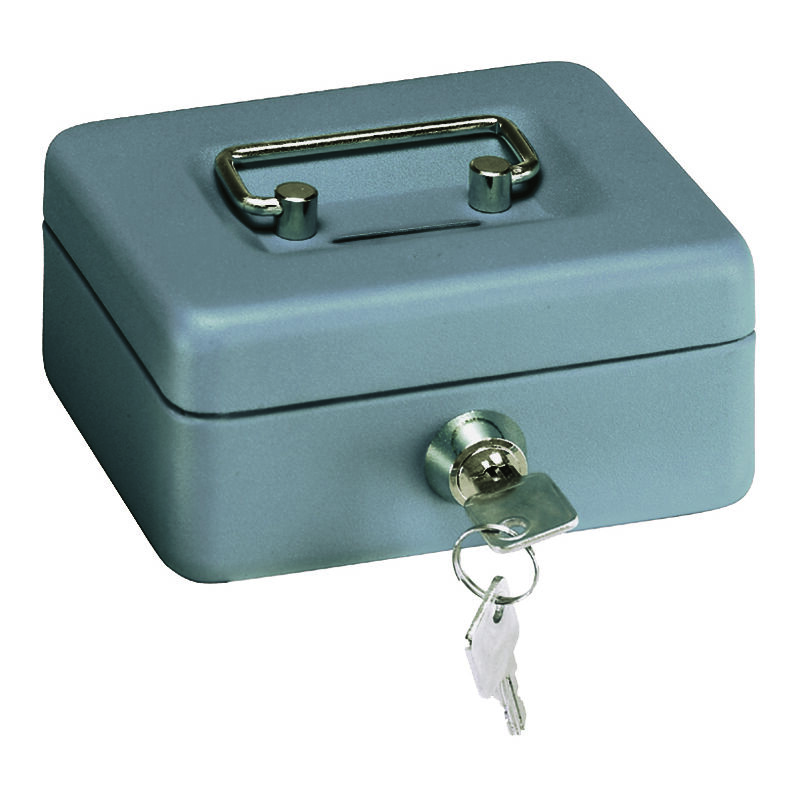 Elegant Caisse à monnaie et billets à clé pour ranger et transporter l'argent, Caisse en acier Tirelire avec fente pour pieces, Coffre fort portatif Elegant Caisse à monnaie et billets à clé pour ranger et transporter l'argent, Caisse en acier Tirelire avec fente pour pieces, Coffre fort portatif
