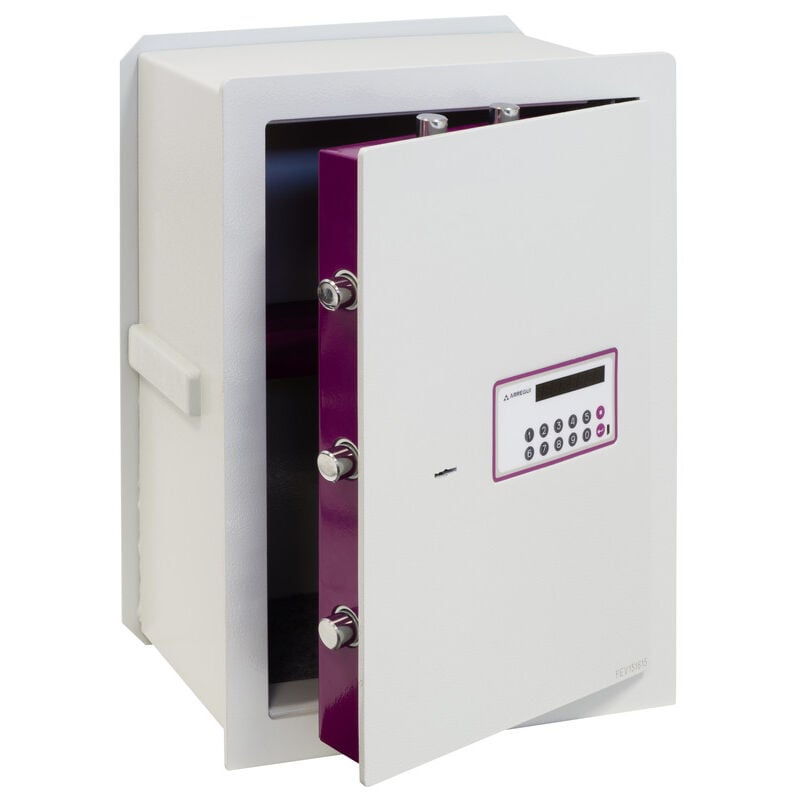 Arregui - Forma Evolution Coffre-fort encastrable avec serrure à clé et à code, Coffre-fort double sécurité à emmurer, Coffre fort mural fond