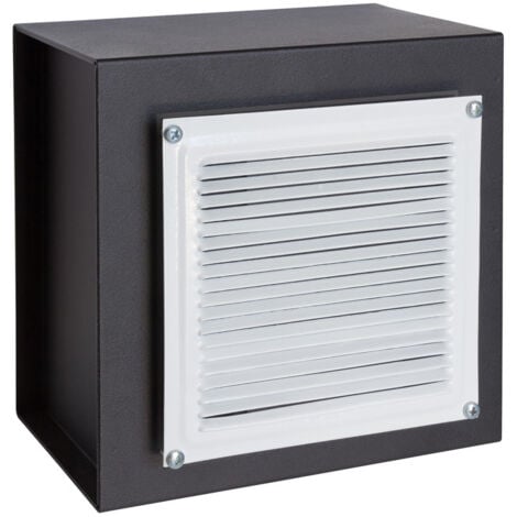 ARREGUI Grid 13000W-S0 Caja fuerte camuflada tras rejilla de ventilación, Caja fuerte empotrable en pared, Caja de seguridad camuflada, Caja fuerte inviisble, 20x20x13 cm, 6 L