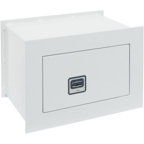 ARREGUI Ideal 5 271310 Caja fuerte de empotrar a pared con cerradura de llave, Caja de Seguridad para casa y hogar, fácil de usar, 20 x 30 x 20 cm, 7 L