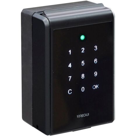ARREGUI KEEPER-E SEG014 Guardallaves Inteligente, Caja de Seguridad para Llaves con Bluetooth y App Móvil, Caja Fuerte para Llaves, Guardallaves para Apartamentos Turísticos, Smart Home, negro