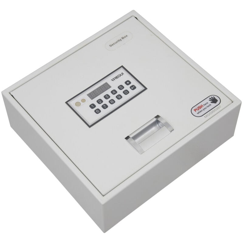 Arregui - Magna 592000 Coffre-fort à cacher, ouverture à code, 11 x 31 x 29 cm, 5 l Blanc