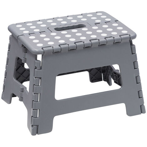 Arregui – Marchepied pliant 22 cm – Polypropylène haute résistance – Charge max 150 kg – Antidérapant – Pour intérieur et extérieur – TB022G