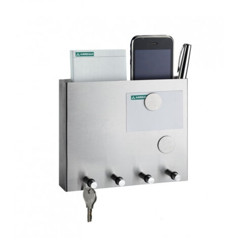 ARREGUI - ORGANIZER CHIAVI E DOCUMENTI INACCIAIO INOX 180x150x35 MM