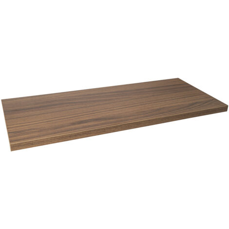 Arregui – Plateau en bois noyer brut CRA38B – Accessoire pour meuble de tri et poubelle de recyclage – Installation facile avec adhésif