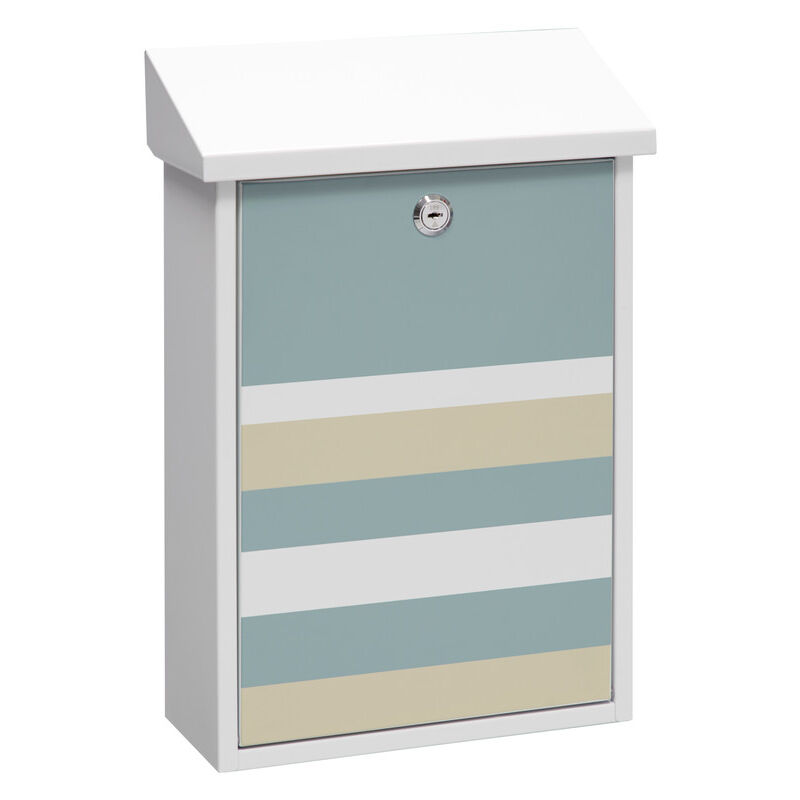 Arregui - Premium E5601-STR Boîte aux Lettres Individuelle en Acier avec sérigraphie « Lines », Taille m (Courrier Format A4, Magazine), Boîte aux