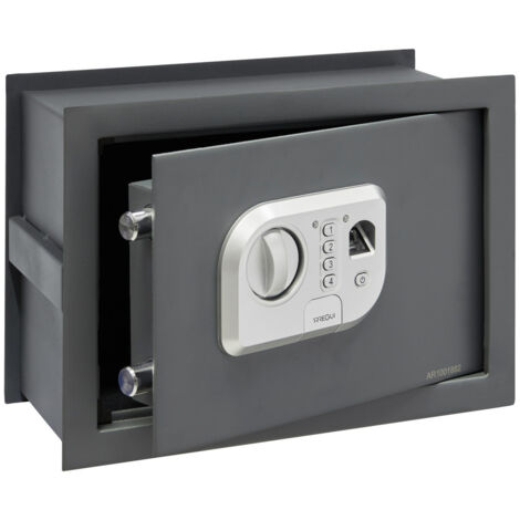 Arregui Box-in 22000-S1 Coffre-fort Tiroir Invisible, à Cacher Dans Une Plinthe, 9,8 X 41 X 45 Cm, 12 L Noir - Bricolage