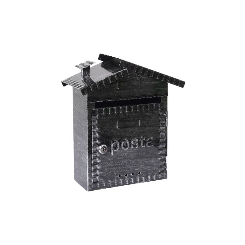 Arregui - Rustica D-2202 Boîte aux Lettres Individuelle en Métal de Style Vintage, Taille s (Courrier format A5), Petite Boîte aux Lettres Murale,