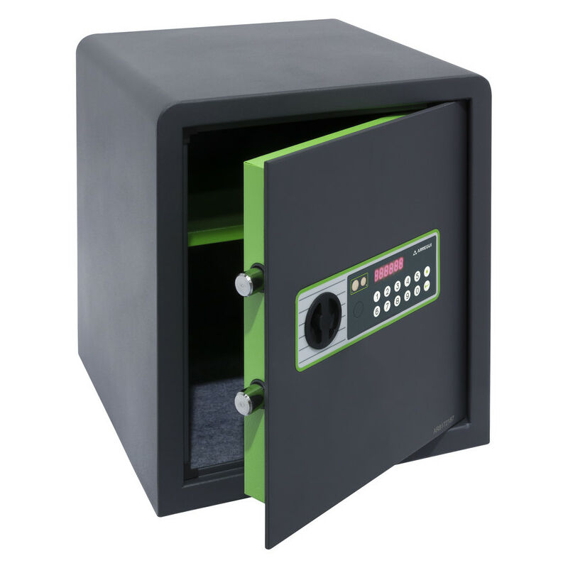 Arregui - Supra 240160 Caja fuerte con codigo, facil de usar Caja de seguridad movil, apertura con teclado Caja fuerte electronica para casa 38 x 35