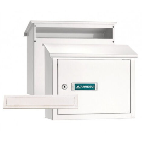 Copri Fessura Per Porte Arregui - In Acciaio Inox, 34.6x7.5cm, Per Portalettere Esterno, Anticorrosivo - Foto 4