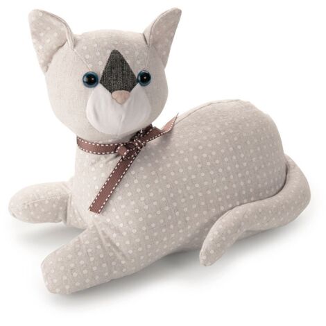 Arresto Inofix 3178-2 Tessile Sabbia 28 x 13 x 23 cm Bianco Gatto