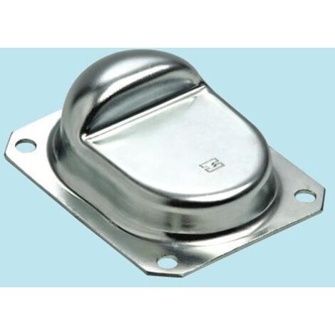 ARRESTO PER CANCELLI A BATTENTE ART.166  tipo grande - mm 160 x 130 - h.48