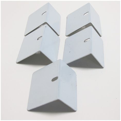 Arrêt aluminium de plaque polycarbonate (x5) - Coloris - Aluminium, Epaisseur - 1cm