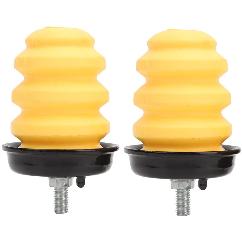 YB - Jeffergarden Arrêt de choc, 2 pièces arrêt de choc de voiture en caoutchouc cadre arrière de voiture Durable arrêt de pare-chocs en caoutchouc