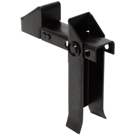 ARRÊT DE PORTAIL À RESSORT RÉGLABLE NOIR 200X185MM GAH ALBERTS 137519