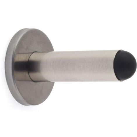 Arrêt De Porte  Style Fonctionnel  Protège Les Murs Et Les Portes Contre Les Impacts  Fabriqué En Acier Inoxydable  Finition Inox Mat Mesures 50X78X50mm