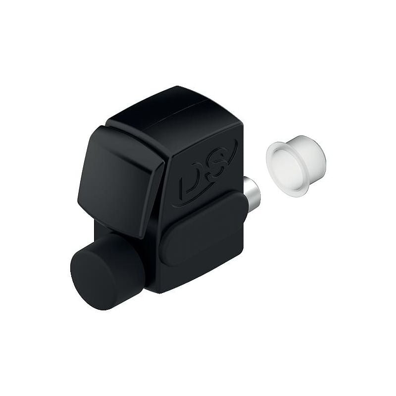 Arrêt de vantail coulissant S'Hestia manuel Easy Control pêne L14 gris ral 9006 - la croisée ds