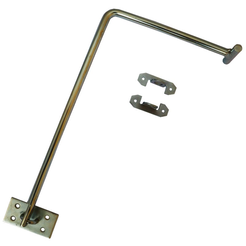 Arrêt de volet entrebâilleur 272 zingué blanc Mermier M-272003