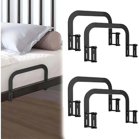 Arret Matelas, Barre de retenue de Matelas, butée de Glissement de Matelas, Barre de butée de Matelas antidérapante (4 Pièces)
