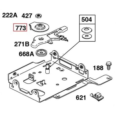 Arrêt moteur original BRIGGS & STRATTON pour tondeuse à gazon 694258