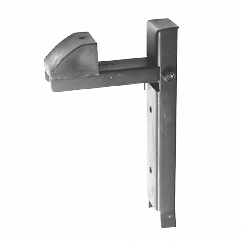 Arrêt de portail automatique à ressort à sceller zingué blanc afbat