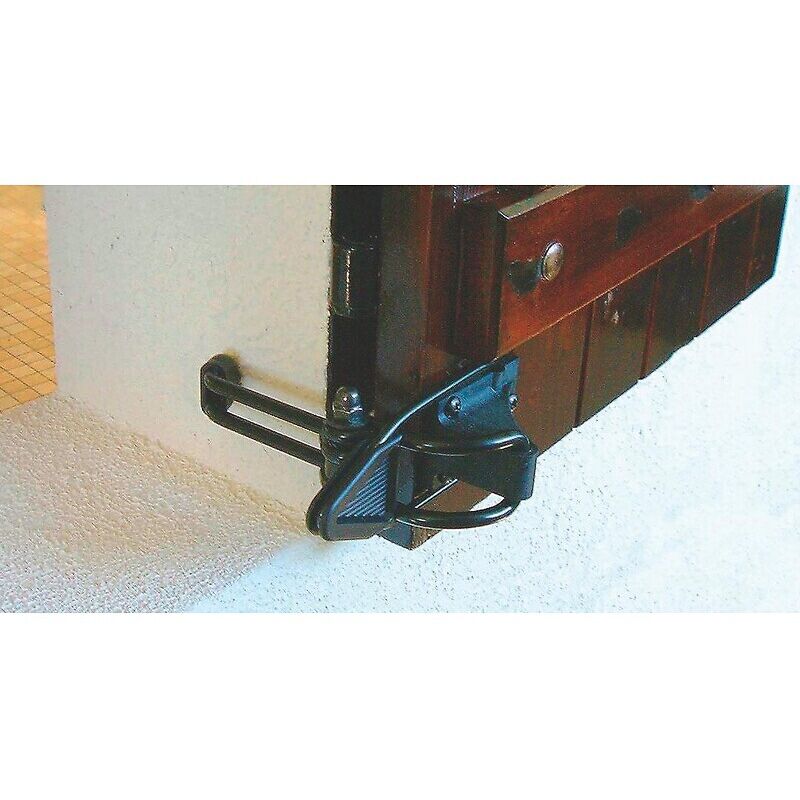 Poignée BlocVolet 9200 avec contre plaque bras standard blanc Monin