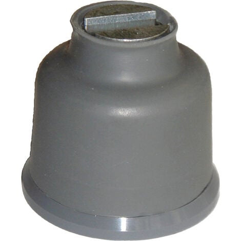 ARELEC Arrêtoir magnétique - Force : 20 kg - Décor : Gris clair - B : 22 - Diamètre : 54 mm - E : 43 - OLORON