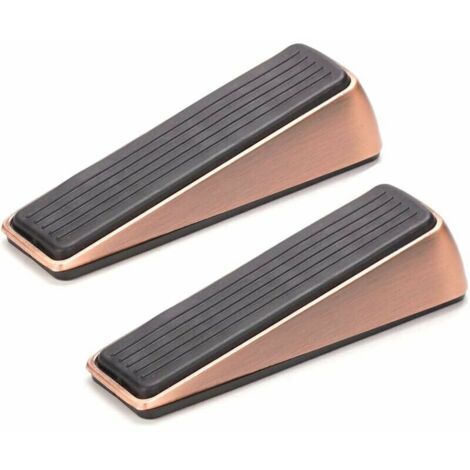 Arrêts de porte en caoutchouc chromé Heavy Duty Tall Antidérapant Home Door Stops