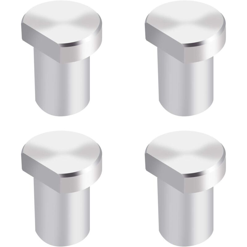 Image of 4-teilige Werkbankanschläge, Edelstahl-Zapfenblöcke, festes Zubehör für Holzbearbeitungstische