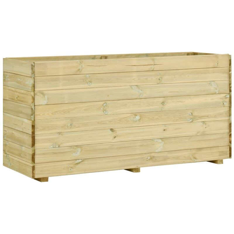 

Arriate con fondo madera de pino impregnada 150x50x75 cm