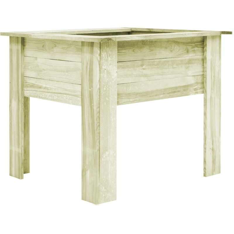 

Arriate con patas madera aserrada impregnada 100x80x80 cm