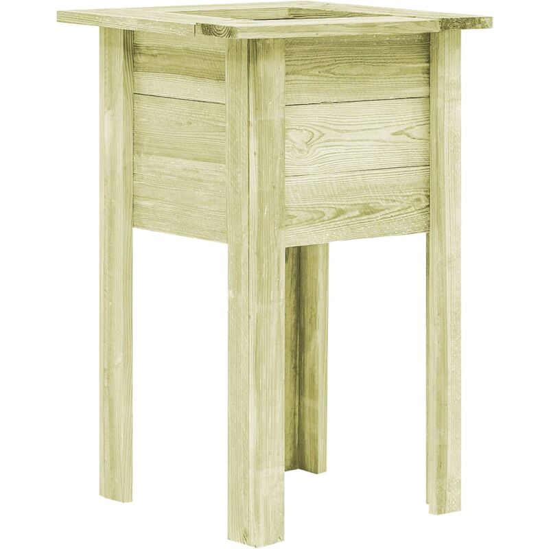 

Arriate con patas madera aserrada impregnada 50x50x80 cm
