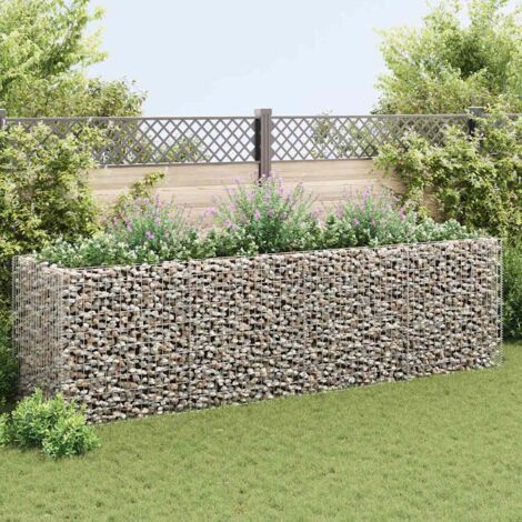 Arriate de gaviones de acero 360x90x100 cm