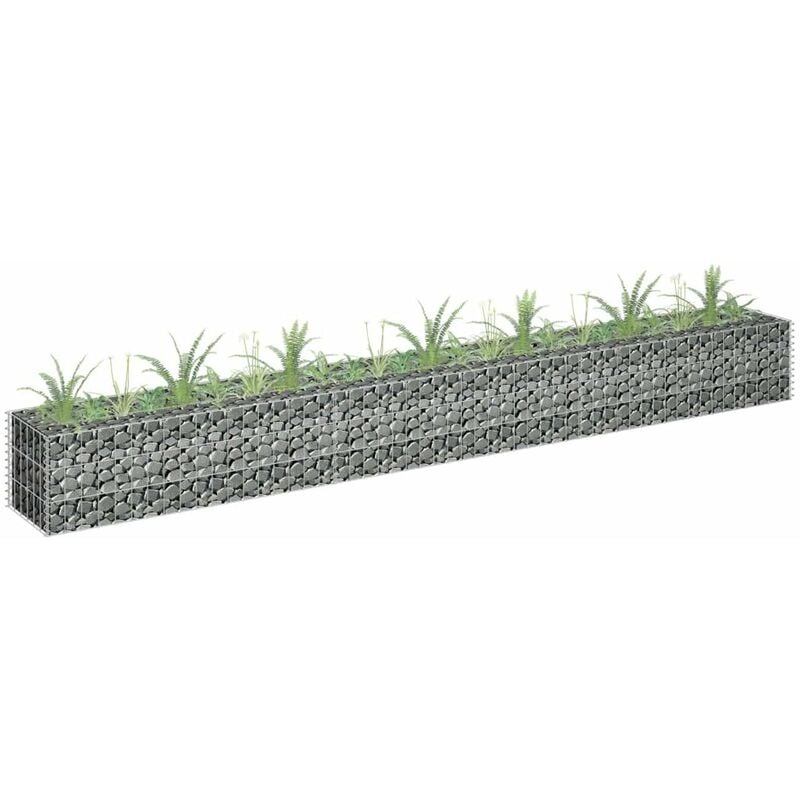 

Arriate de gaviones de acero galvanizado 270x30x30 cm