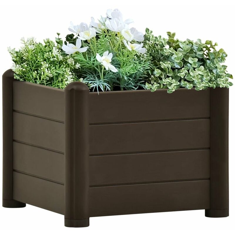 

Arriate de jardin PP mocha 43x43x35 cm