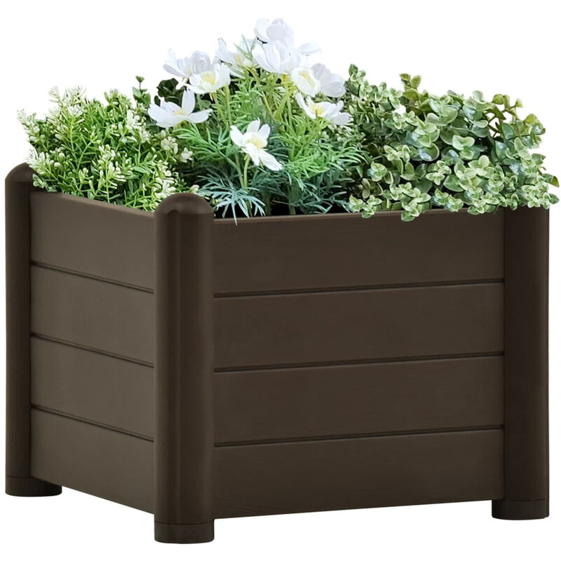 

Arriate de jardin PP mocha 43x43x35 cm