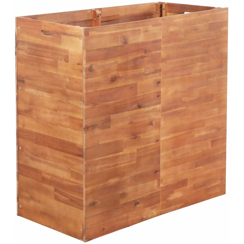 

Arriate de madera de acacia 100x50x100 cm